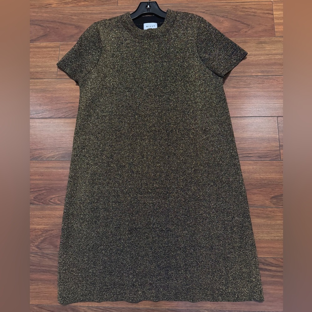 Milly Holiday Metallic Knit dress